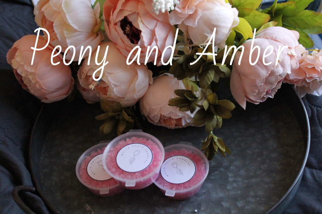 A new fragrance today – Peony & Amber